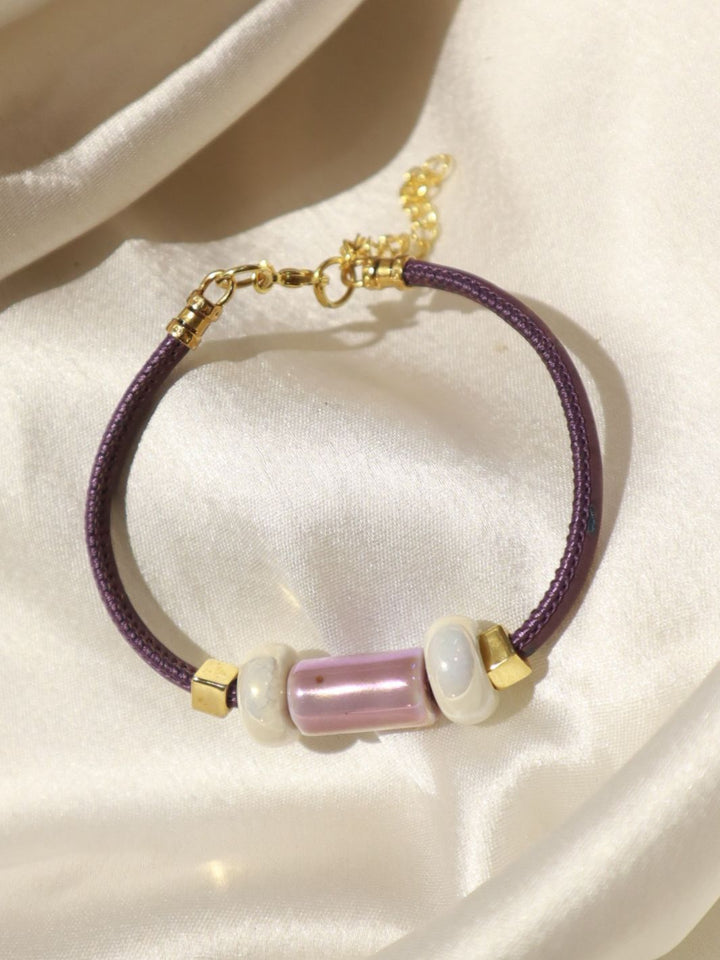 Violet Orchid Serenity Bracelet