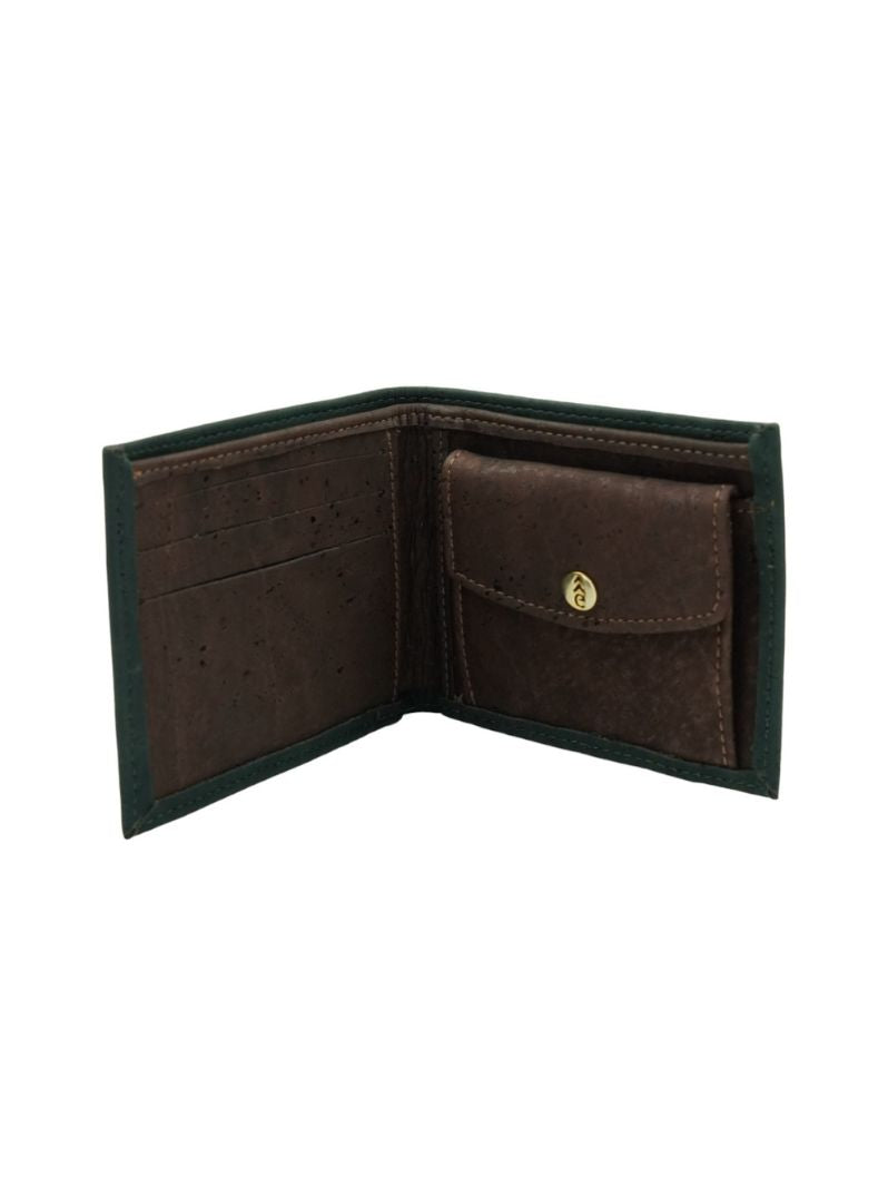Verdure Green Brown Wallet