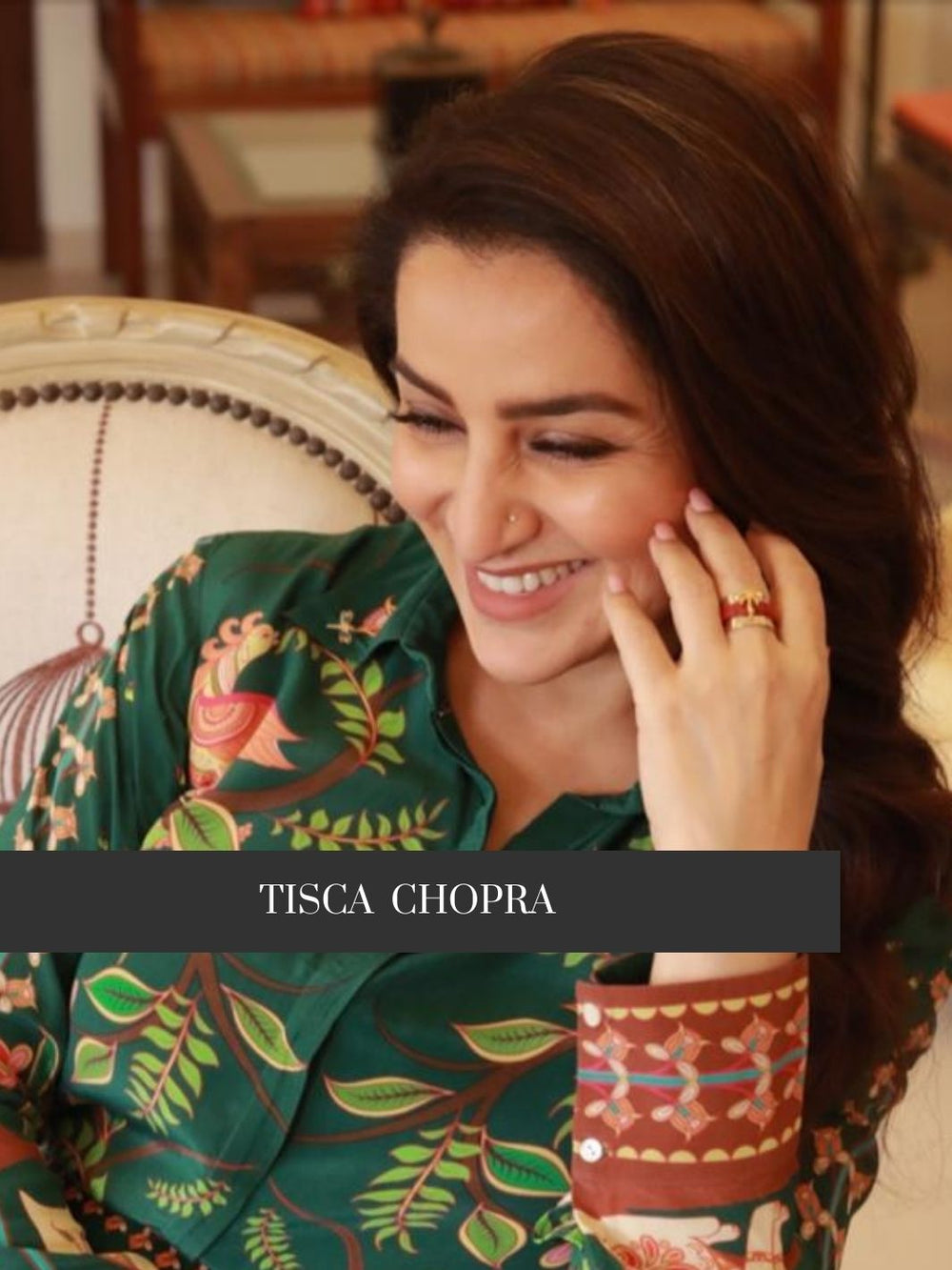 Tisca Chopra in FOReT Coconut Cuff Ring